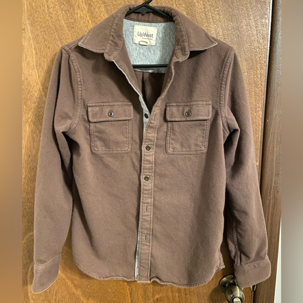 UpWest Shirt Jacket - Brown Buttondown